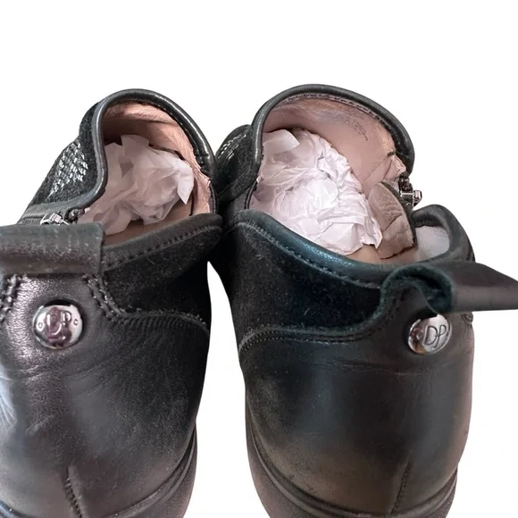 Donald J Pliner Mylasp Embellished Floral Black Suede Sneaker Size 7 - Picture 8 of 16